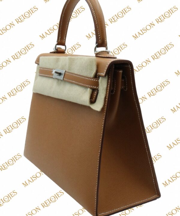 Hermès Kelly 25 / Gold / Epsom / PHW - Imagen 8