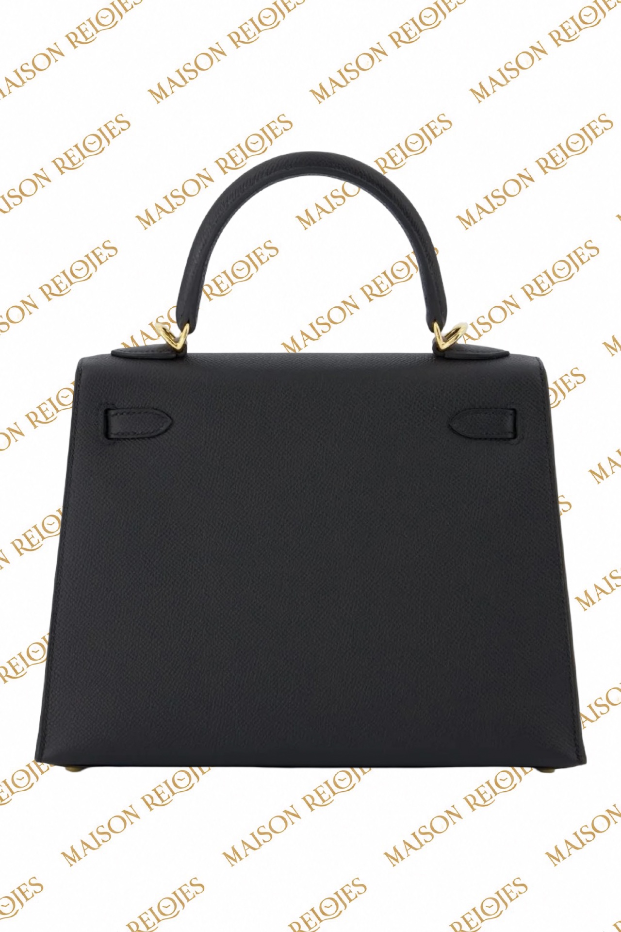 Hermès Kelly 25 Sellier / Noir / Epsom / GHW - Imagen 3