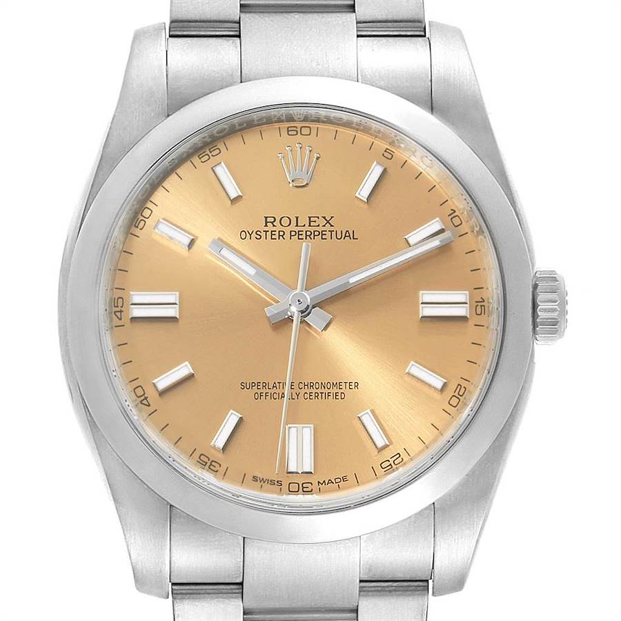 Rolex Oyster Perpetual Champán · White Grape